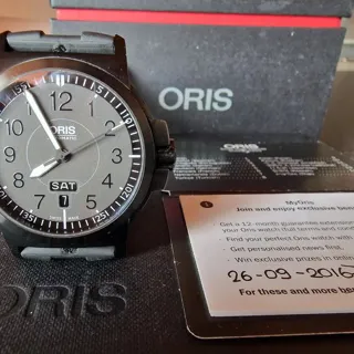 Oris BC3 01 735 7641 4764-07 4 22 05B 42mm Stainless steel Black