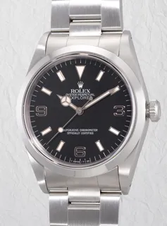 Rolex Explorer 14270 Stainless steel Black