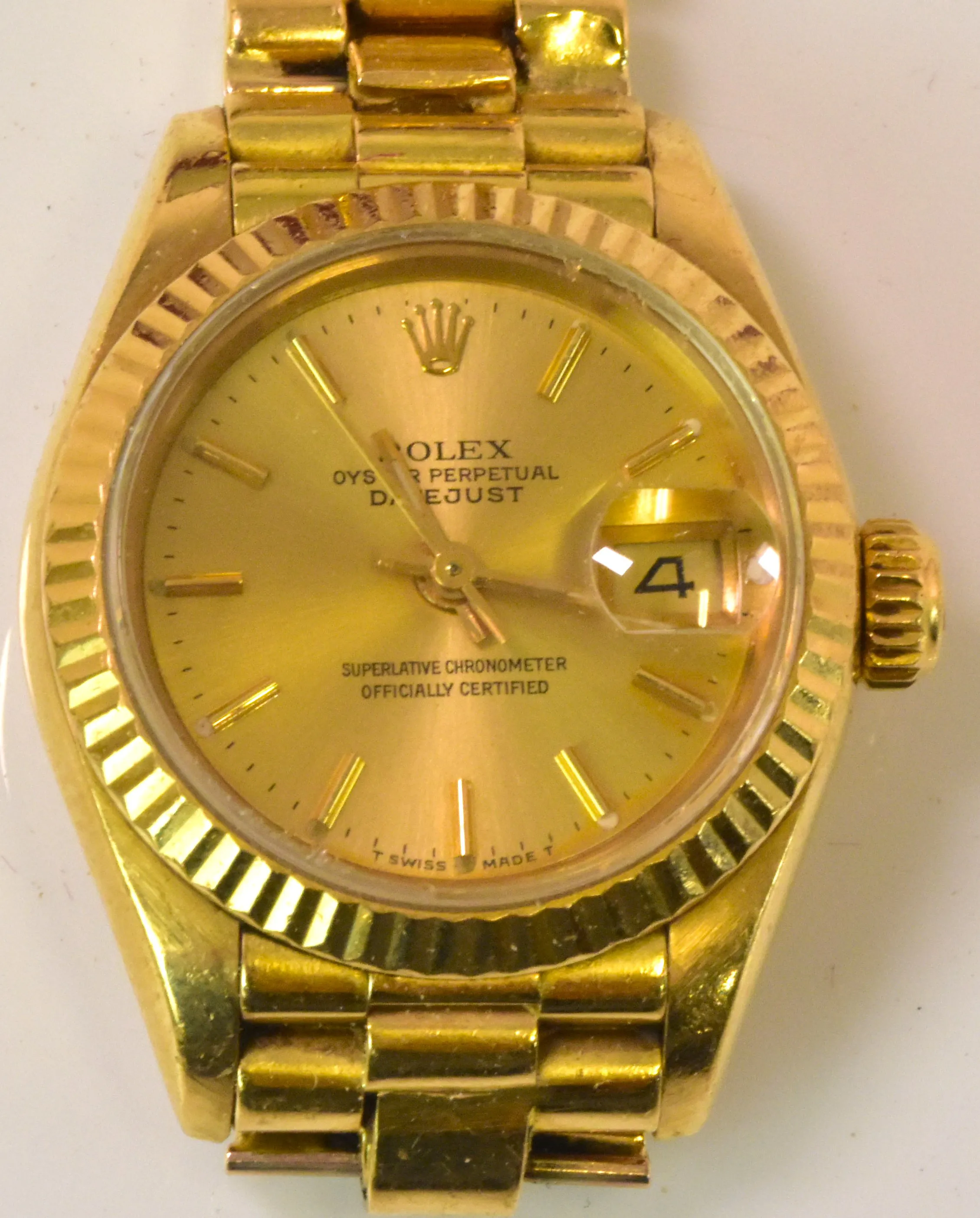 Rolex Lady-Datejust 69258 Yellow gold White 1991 Japan | Dealer | EveryWatch