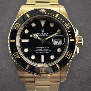 Rolex Submariner 126618LN-0002 Yellow gold Black