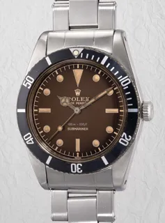 Rolex Submariner 5508 37mm Stainless steel Brown