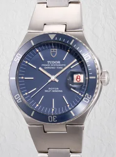 Tudor North Flag 9121/0 Stainless steel Blue