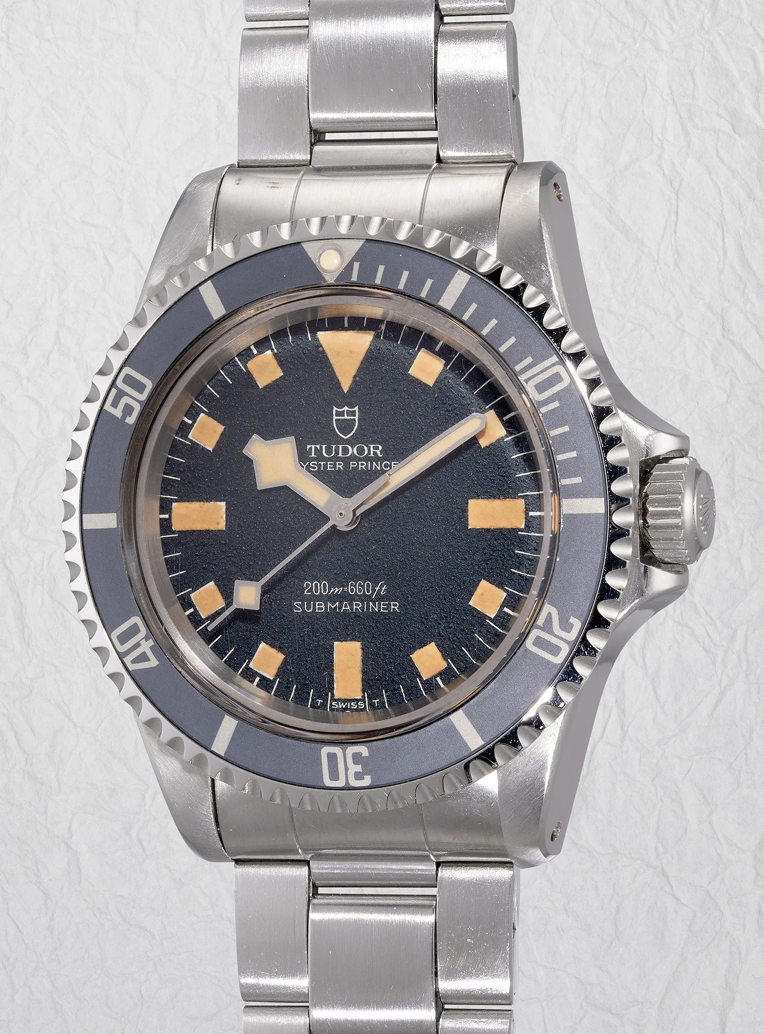 Tudor Prince Oysterdate 7914 Stainless steel Black 1950 Japan | Dealer |  EveryWatch