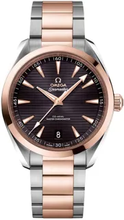 Omega Aqua Terra 220.20.41.21.06.001 Rose gold and Stainless steel Gray