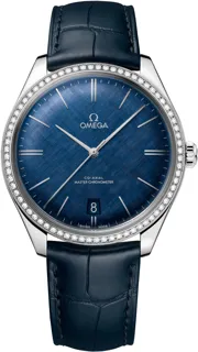 Omega De Ville 435.18.40.21.03.001 Stainless steel Blue