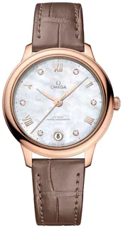 Omega De Ville 434.53.34.20.55.001 Rose gold White