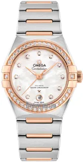 Omega Constellation 131.25.29.20.55.001 29mm Rose gold and Stainless steel White