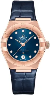 Omega Constellation 131.53.29.20.53.002 Rose gold Blue