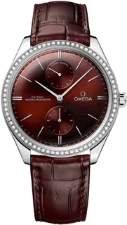 Omega De Ville 435.18.40.22.11.001 Stainless steel Burgundy