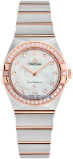 Omega Constellation 131.25.25.60.55.001 Rose gold and Stainless steel White