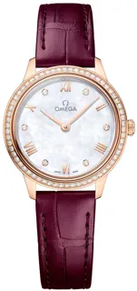 Omega De Ville 434.58.28.60.55.001 Rose gold White