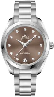 Omega Aqua Terra 220.10.34.20.63.001 Stainless steel Brown