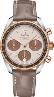 Omega Speedmaster 324.23.38.50.02.002 Stainless Steel$18kt Sedna Gold Off White