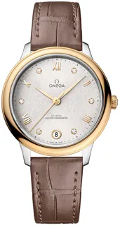 Omega De Ville 434.23.34.20.52.002 Yellow gold Silver