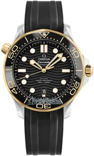 Omega Seamaster Diver 300M 210.22.42.20.01.001 42mm Yellow gold Black