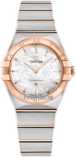 Omega Constellation 131.20.28.60.05.001 stainless steel$rose gold White