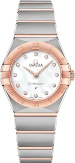 Omega Constellation 131.20.25.60.55.001 Rose gold and Stainless steel White