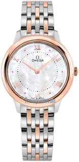 Omega De Ville 434.20.30.60.05.001 Rose gold and Stainless steel White