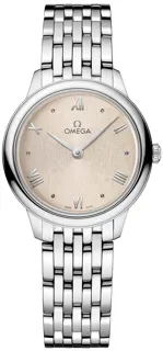 Omega De Ville 434.10.28.60.09.001 Stainless steel Beige