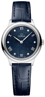 Omega De Ville 434.13.28.60.53.002 Stainless steel Blue