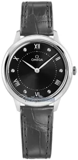 Omega De Ville 434.13.30.60.51.001 Stainless steel Black