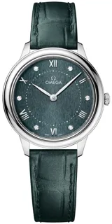 Omega De Ville 434.13.30.60.60.001 Stainless steel Green