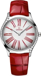 Omega De Ville 428.18.36.60.04.002 Stainless steel White