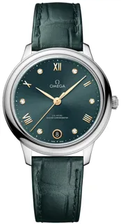 Omega De Ville 434.13.34.20.60.001 Stainless steel Green