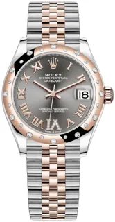 Rolex Datejust 31 278341RBR Rose gold and Stainless steel Gray