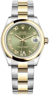 Rolex Datejust 31 278243 Yellow gold and Stainless steel Green