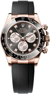 Rolex Cosmograph Daytona 126515LN Bright Black Sundust Diamond Rose gold Black