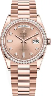 Rolex Day-Date 36 128345RBR 36mm Everose gold Pink