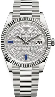 Rolex Day-Date 40 228239 18k white gold Diamonds