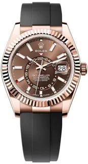 Rolex Sky-Dweller 336235 42mm Everose gold Brown