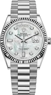 Rolex Day-Date 36 128239 18k white gold White