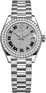 Rolex Lady-Datejust 279139RBR 18k white gold Diamonds