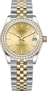 Rolex Datejust 31 278383RBR Yellow gold and Stainless steel Champagne