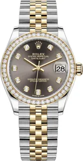 Rolex Datejust 31 278383RBR Yellow gold and Stainless steel Gray