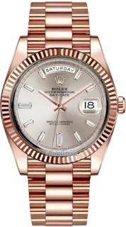 Rolex Day-Date 40 228235 Everose gold Gray