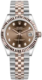 Rolex Datejust 31 278271 Rose gold and Stainless steel Brown