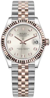 Rolex Datejust 31 278271 Rose gold and Stainless steel Silver