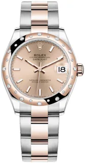 Rolex Datejust 31 278341RBR Rose gold and Stainless steel Pink