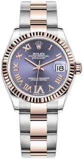 Rolex Datejust 31 278271 Rose gold and Stainless steel Aubergine