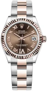 Rolex Datejust 31 278271 Rose gold and Stainless steel Brown