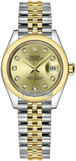 Rolex Lady-Datejust 279163 Yellow gold and Stainless steel Champagne