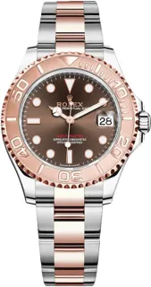 Rolex Yacht-Master 37 268621 Rose gold and Stainless steel Brown