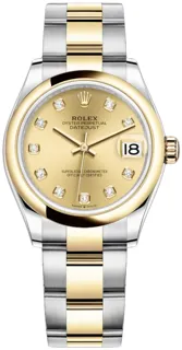 Rolex Datejust 31 278243 Yellow gold and Stainless steel Champagne