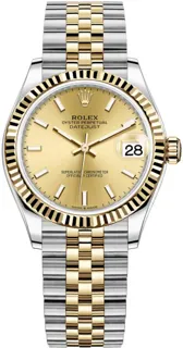 Rolex Datejust 31 278273 Yellow gold and Stainless steel Champagne