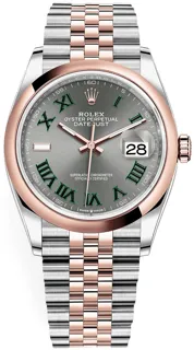 Rolex Datejust 36 126201 36mm Rose gold and Stainless steel Gray