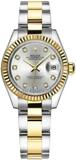 Rolex Lady-Datejust 279173 28mm Yellow gold and Stainless steel Silver